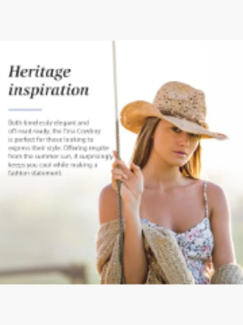 Natural Straw Cowboy Hat Wide Brim Adjustable Shapeable Sun Hat